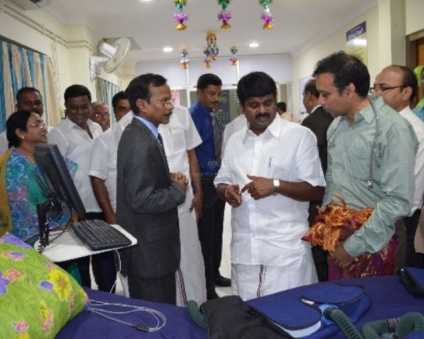government vellore medical college hospital eecp inauguration