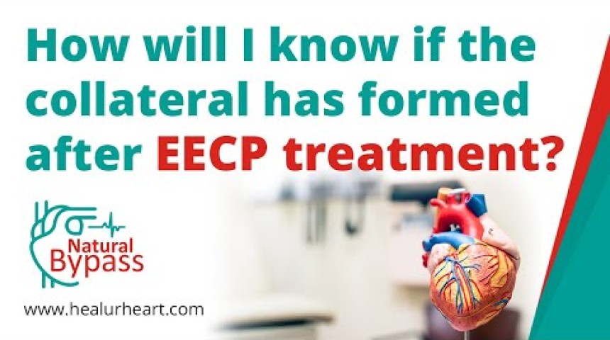 how will i know if the collateral has formed after eecp treatment
