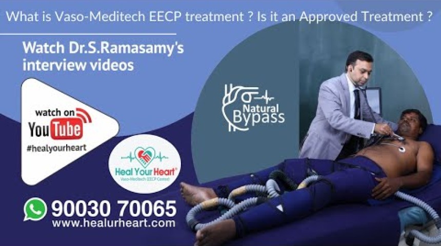 what is vaso meditech eecp treatment is it an approved treatment