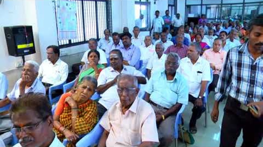 dr s ramasamy explain about eecp treatment in district central library trichy part 1