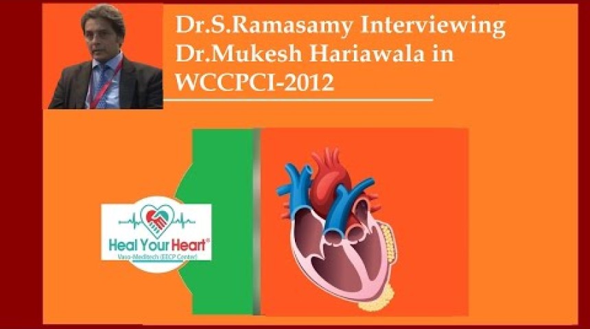 dr s ramasamy interviewing dr mukesh hariawala in wccpci 2012