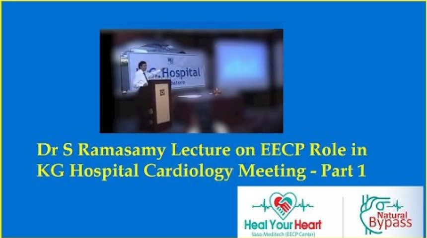 dr s ramasamy lecture on eecp role in kg hospital cardiology meeting part 1