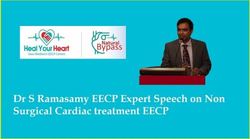 dr s ramasamy eecp expert speech on non surgical cardiac treatment eecp