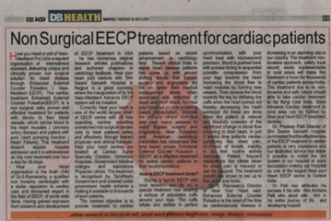 healyourheart launched 3rd eecp in nagpur db health